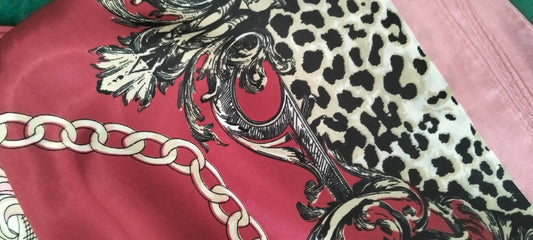 FOULARD SETA ROSA THAI